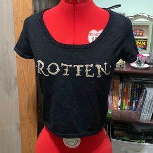 Harley Quinn rotten glitter top suicide squad